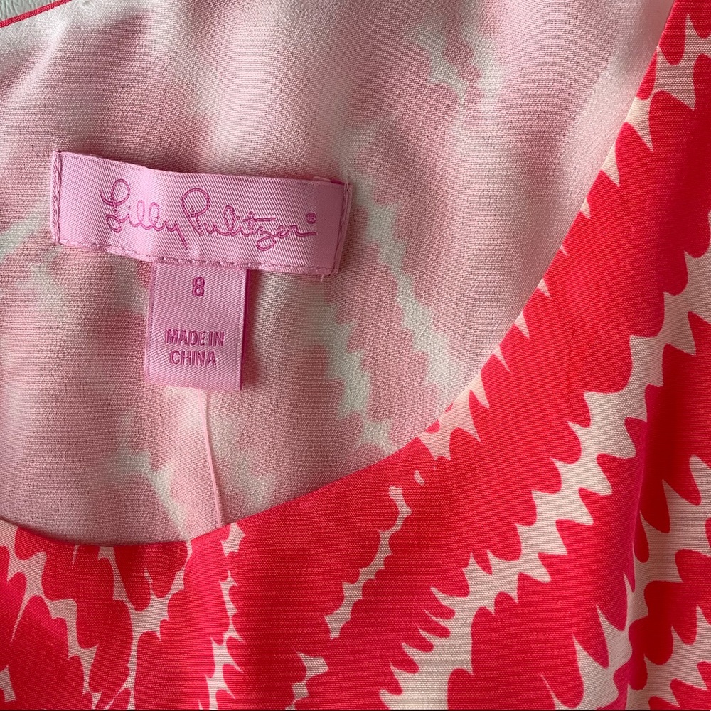 Lilly Pulitzer Posey sundress in splash pink size 8